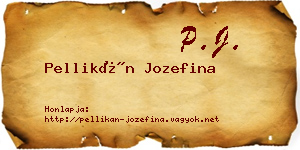 Pellikán Jozefina névjegykártya